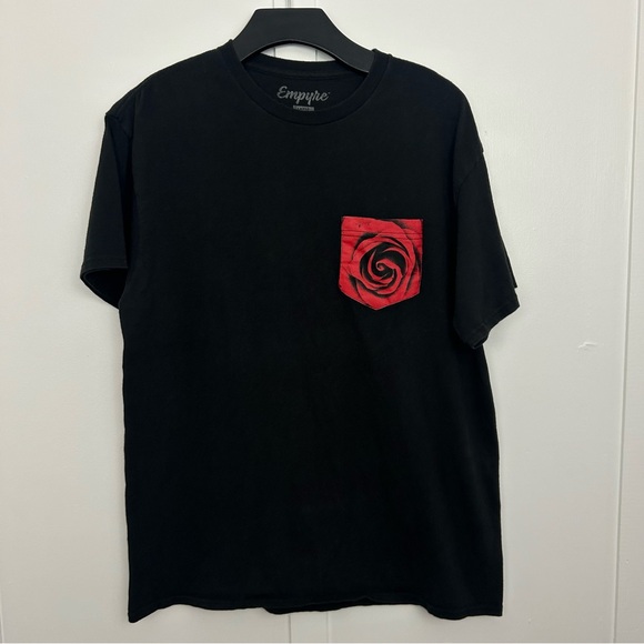 Empyre mens top black t-shirt size L - Picture 1 of 5